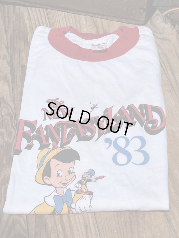 画像1: DISNEY "NEW FANTASYLAND'83" "MADE IN USA" D.STOCK T-SHIRTS