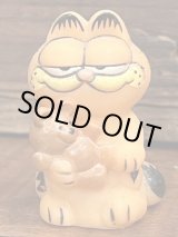 画像: GARFIELD WITH BEAR🧸 1980'S VINYL FIGURE