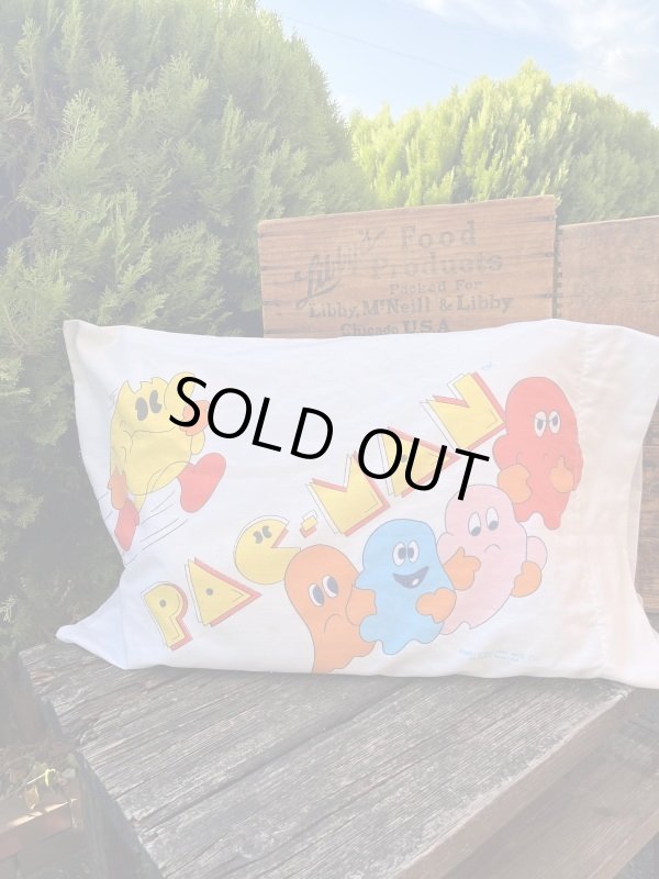 画像1: PAC-MAN VINTAGE PILLOW CASE