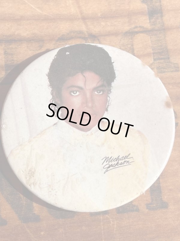 画像1: MICHAEL JACKSON 80'S PINBACK BUTTON