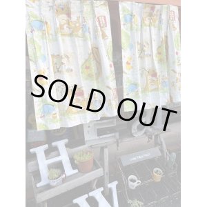 画像: WINNIE THE POOH VINTAGE WINDOW CURTAIN SET