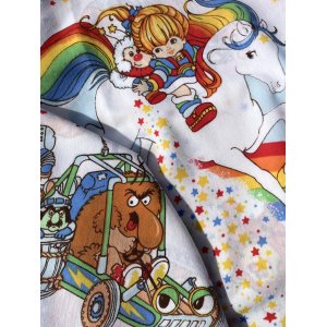 画像: RAINBOW BRIGHT VINTAGE TWIN FLAT SHEETS