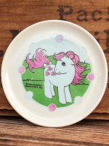 画像: MY LITTLE PONY "G1" 1980'S "MADE IN ITALY" SMALL PLATE #1