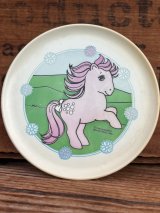 画像: MY LITTLE PONY "G1" 1980'S "MADE IN ITALY" MEDIUM PLATE #1