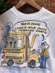 画像8: SCHOOL BUS SMELLED SMOKED  "MADE IN USA" HAND-PAINTED SWEAT SHIRTS