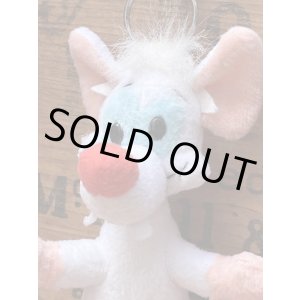 画像: PINKY AND THE BRAIN "PINKY" 1990'S  KEYCHAIN PLUSH DOLL