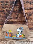 画像1: PEANUTS "SNOOPY TRAVELER" VINTAGE SMALL DUFFLE BAG 