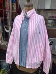 画像2: NAUTICA 1990'S PINK STRIPED JACKET 