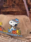 画像5: PEANUTS "SNOOPY TRAVELER" VINTAGE SMALL DUFFLE BAG 