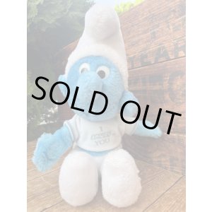 画像: SMURF "I❤️SMURF❤️YOU♪" 1980'S  PLUSH DOLL