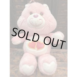 画像:  CARE BEARS  "LOVE-A-LOT ♥BEAR" 1980'S PLUSH DOLL 