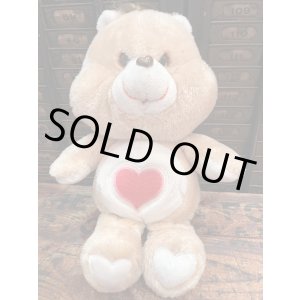 画像:  CARE BEARS  "TENDER HEART ♥BEAR" 1980'S PLUSH DOLL 
