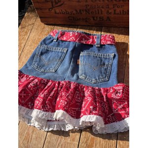 画像: LEVI'S KIDS VINTAGE DENIM × BANDANA KORRAL SKIRT