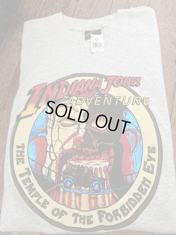 画像1: DISNEYLAND "INDIANA JONES" MADE IN USA  D.STOCK T-SHIRTS