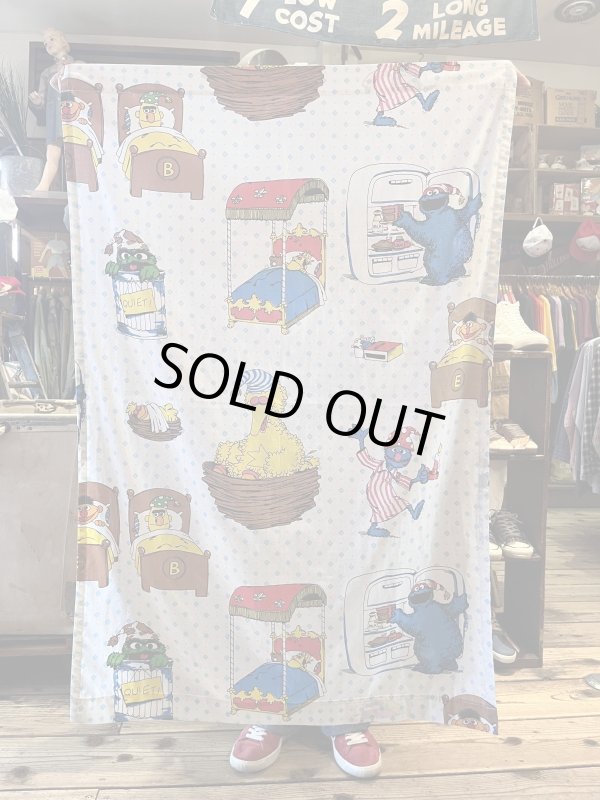 画像1: SESAME STREET VINTAGE CURTAIN FABRIC