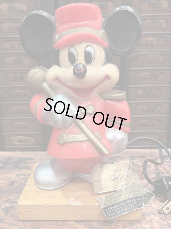 画像1: MICKEY MOUSE VINTAGE LAMP FIGURE