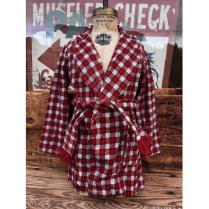 画像: PRINT FLANNEL KIDS VINTAGE ROBE