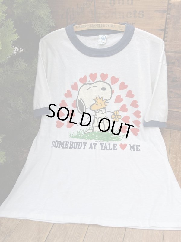 画像1: PEANUTS "YALE UNIVERSITY” 1970-1980'S T-SHIRTS