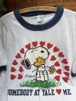 画像10: PEANUTS "YALE UNIVERSITY” 1970-1980'S T-SHIRTS