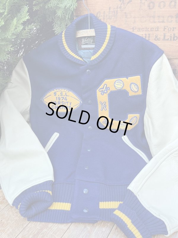 画像1: WHITING "W LETTERED"  1960'S VARSITY JACKET 