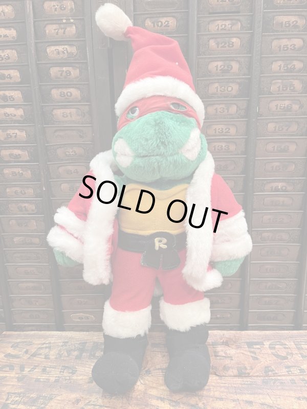 画像1: TURTLES "RAPHAEL" 1990'S SANTA CLAUS PLUSH DOLL