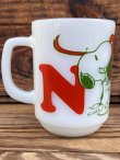 画像2: FIRE KING PEANUTS 1960~70'S "NOEL" MUG #2