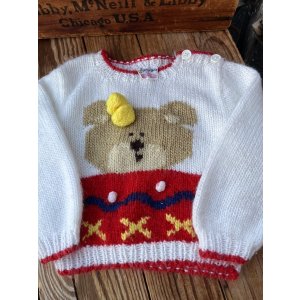 画像: YELLOW BIRD🐥BEAR🐻KIDS VINTAGE SWEATER