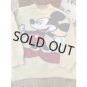 画像: MICKEY MOUSE VINTAGE JACQUARD SWEATER 