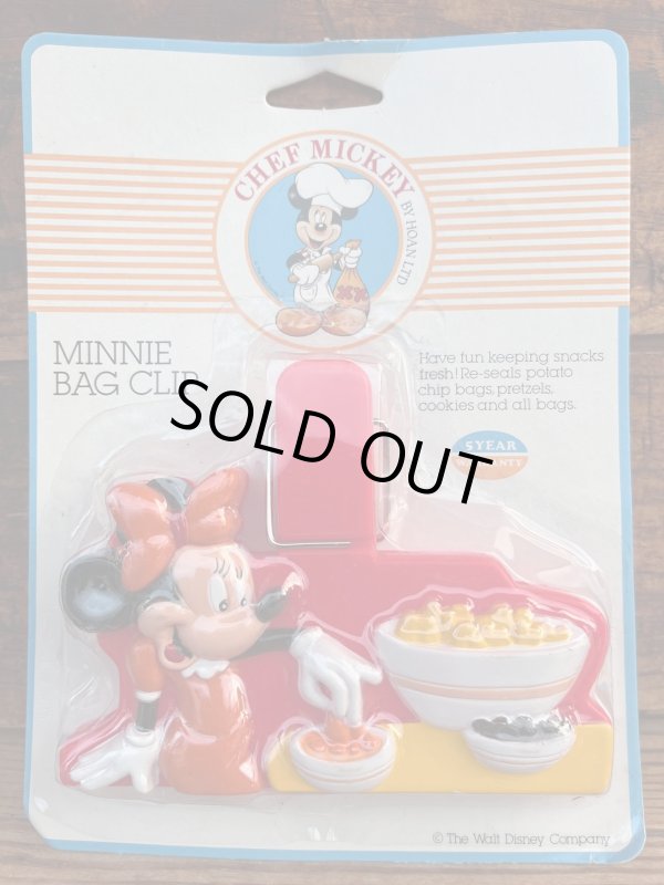 画像1: CHEF MICKEY🍽"MINNIE MOUSE" D.STOCK BAG CLIP