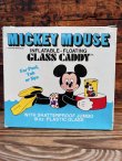 画像2: MICKEY MOUSE 1987'S D.STOCK GLASS CADDY WITH 19oz GLASS