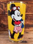 画像10: MICKEY MOUSE 1987'S D.STOCK GLASS CADDY WITH 19oz GLASS