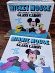 画像14: MINNIE MOUSE 1987'S D.STOCK GLASS CADDY WITH 19oz GLASS