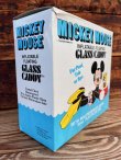 画像3: MICKEY MOUSE 1987'S D.STOCK GLASS CADDY WITH 19oz GLASS