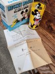 画像12: MICKEY MOUSE 1987'S D.STOCK GLASS CADDY WITH 19oz GLASS