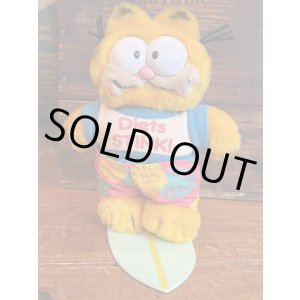 画像: GARFIELD "DIETS STINK 1980'S SURFER PLUSH DOLL 