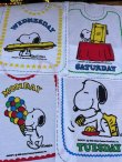 画像5: PEANUTS "MONDAY" 1980'S D.STOCK BABY BIB FABRIC