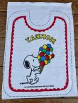 画像2: PEANUTS "MONDAY" 1980'S D.STOCK BABY BIB FABRIC