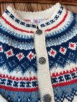 画像7: HUSFLIDEN "MADE IN NORWAY" 1960'S KINIT CARDIGAN