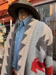 画像4: RALPH LAUREN "LAUREN" 1990'S NATIVE AMERICAN PATTERN KNIT CARDIGAN