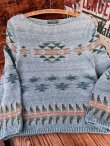 画像7: RALPH LAUREN "LAUREN" 1990'S NATIVE AMERICAN PATTERN SWEATER