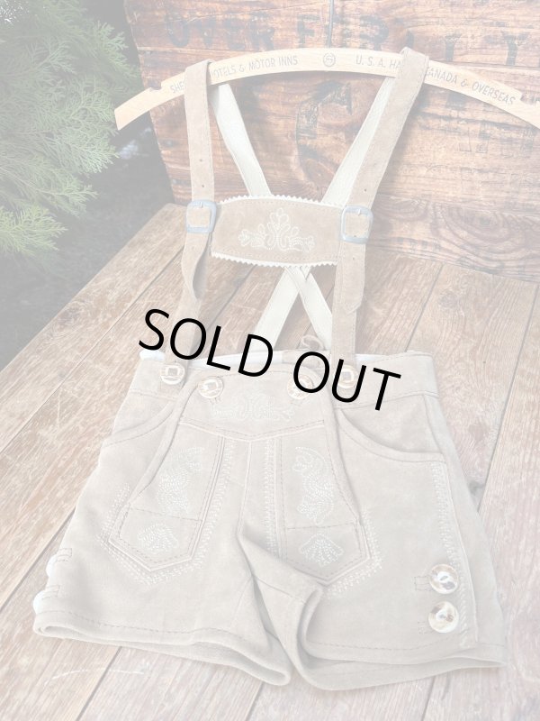 画像1: COUNTRY MADDOX "DEER SKIN" KIDS LEDERHOSEN