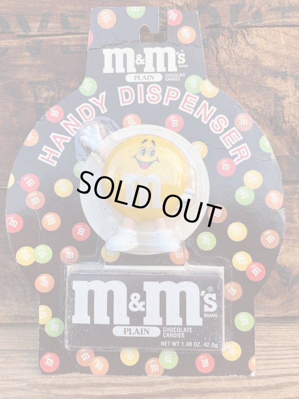 画像1: M&M'S 1991'S "YELLOW"🍫 D.STOCK CANDY DISPENSER TOY 