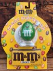 画像1: M&M'S 1991'S "GREEN" D.STOCK CANDY DISPENSER TOY 