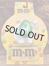 画像: M&M'S 1991'S "GREEN" D.STOCK CANDY DISPENSER TOY 