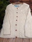 画像4: JOHN MOLLOY "MADE IN IRELAND" 1980'S FISHERMAN CARDIGAN