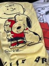 画像: PEANUTS "WE LOVE YOU🌱CHARLIE BROWN" 1970'S BEDSPREAD