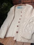 画像9: JOHN MOLLOY "MADE IN IRELAND" 1980'S FISHERMAN CARDIGAN