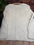 画像5: JOHN MOLLOY "MADE IN IRELAND" 1980'S FISHERMAN CARDIGAN