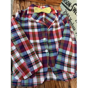 画像: MADRAS CHECK KIDS VINTAGE JACKET