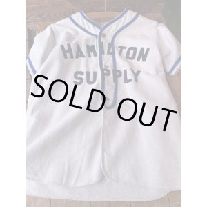 画像: HAMILTON SUPPLY 1950'S  BASEBALL SHIRTS